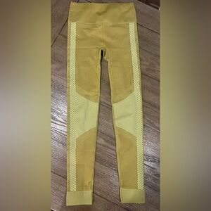 Fabletics Olive Leggings with Geometric Stripes